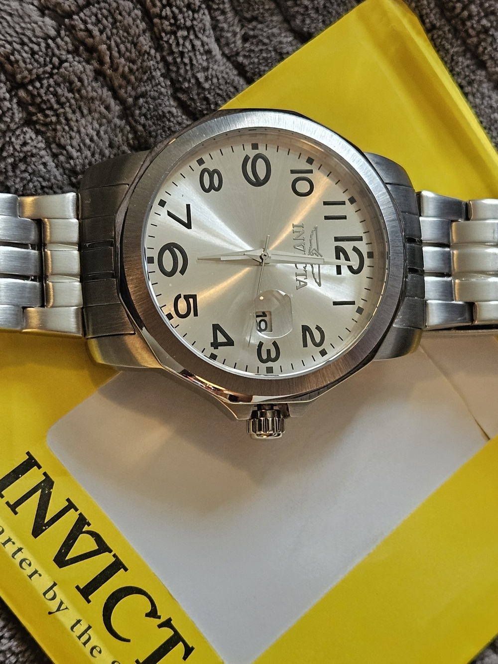 Invicta Men’s Silver Stainless Steel Watch